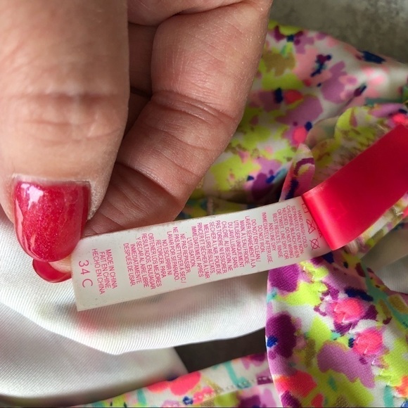 Victoria’s Secret Floral Two Piece Bikini 34C - Picture 8 of 9